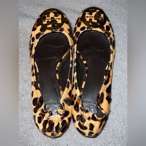 Tory Burch Reva Flats leopard